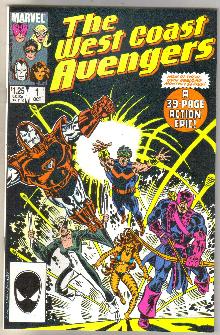 West Coast Avengers #1 comic book mint 9.8