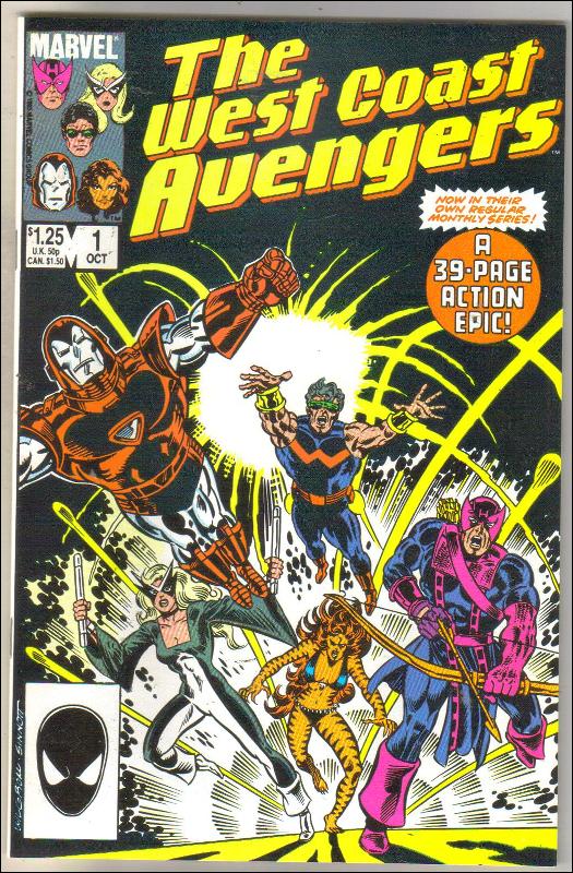 West Coast Avengers #1 comic book mint 9.8