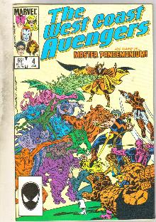 West Coast Avengers #4 comic book near mint 9.4