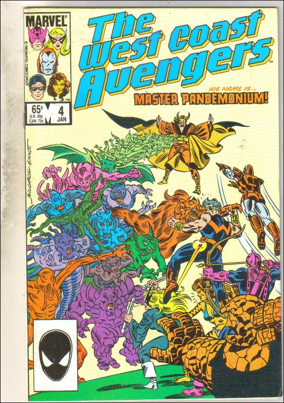 West Coast Avengers #4 comic book near mint 9.4