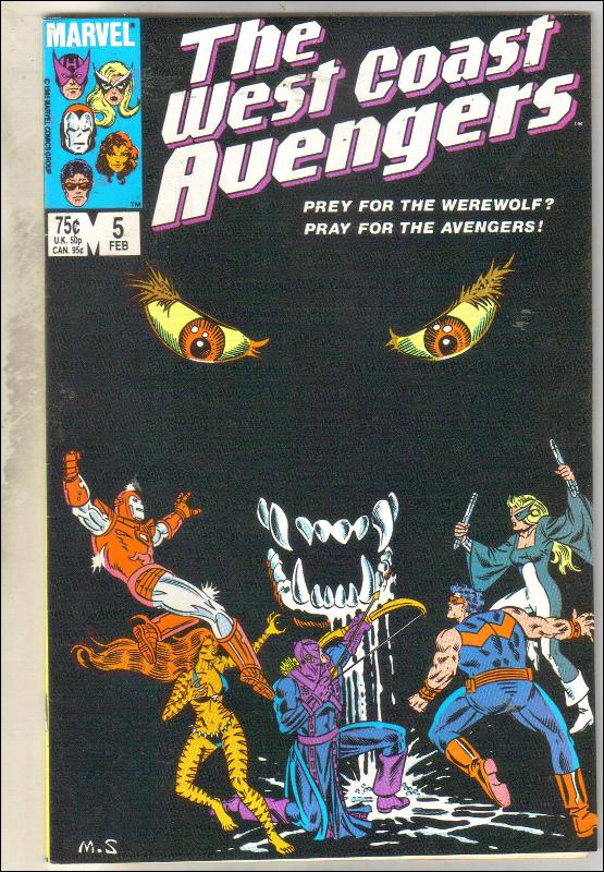 West Coast Avengers #5 comic book near mint 9.4
