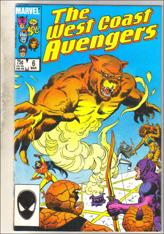 West Coast Avengers #6 comic book near mint 9.4