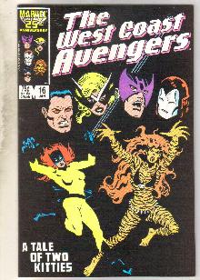 West Coast Avengers #16 comic book near mint 9.4