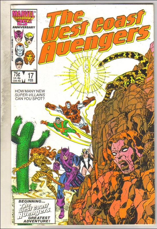 West Coast Avengers #17 comic book mint 9.8