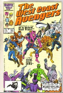 West Coast Avengers #18 comic book near mint 9.4