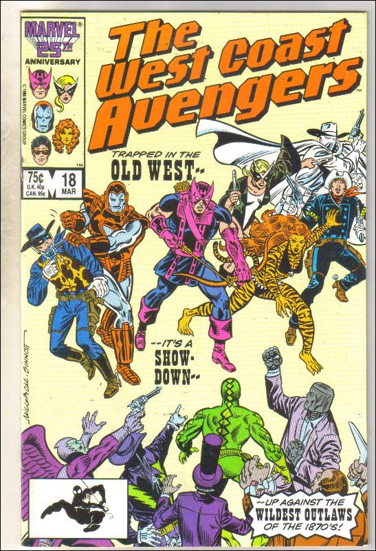 West Coast Avengers #18 comic book near mint 9.4