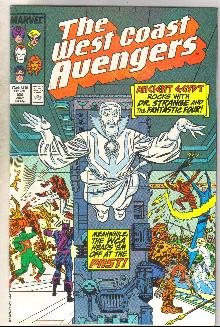 West Coast Avengers #22 comic book near mint 9.4