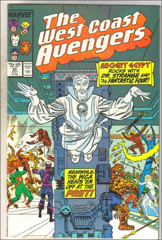 West Coast Avengers #22 comic book near mint 9.4