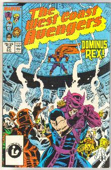 West Coast Avengers #24 comic book near mint 9.4
