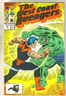 West Coast Avengers #25 comic book near mint 9.4
