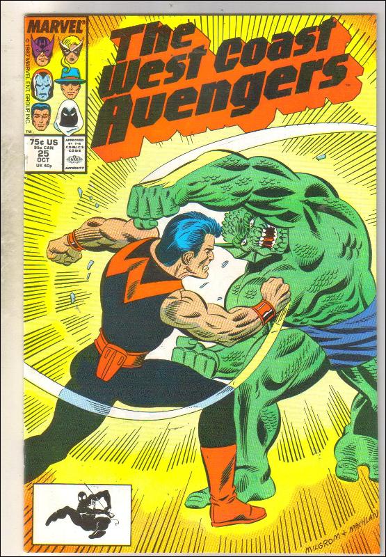 West Coast Avengers #25 comic book near mint 9.4