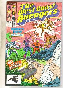 West Coast Avengers #31 comic book near mint 9.4