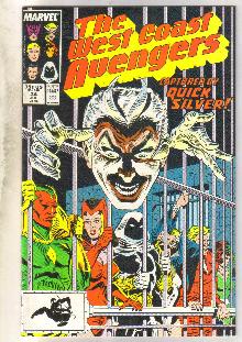 West Coast Avengers #34 comic book near mint 9.4