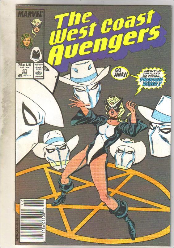 West Coast Avengers #41 comic book near mint 9.4