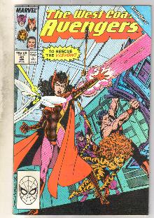 West Coast Avengers #43 comic book near mint 9.4