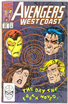 West Coast Avengers #58 comic book near mint 9.4