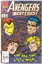 West Coast Avengers #58 comic book near mint 9.4