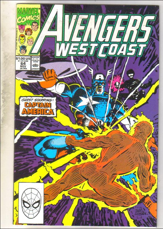 West Coast Avengers #64 comic book mint 9.8