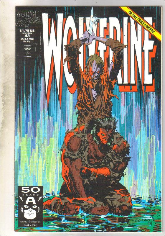 Wolverine #43 comic book near mint 9.4