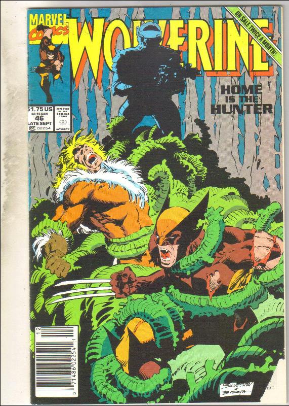Wolverine #46 comic book very good 4.0