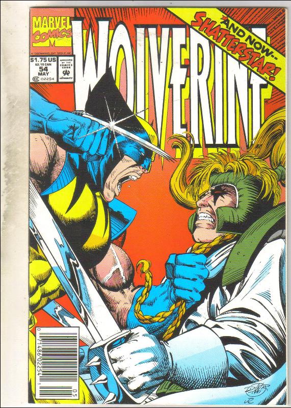 Wolverine #54 comic book near mint 9.4