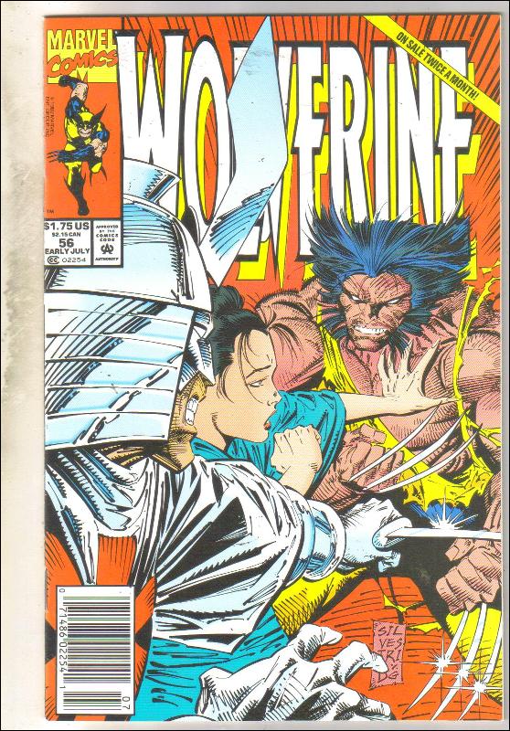 Wolverine #56 comic book near mint 9.4