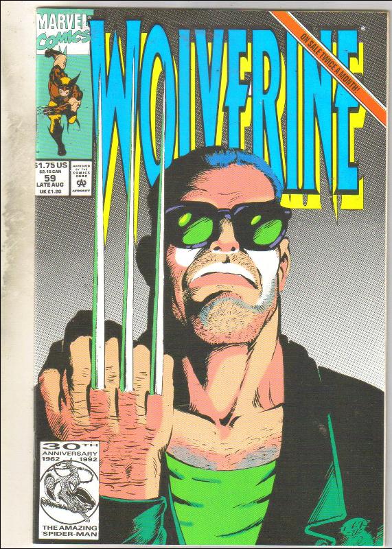 Wolverine #59 comic book near mint 9.4