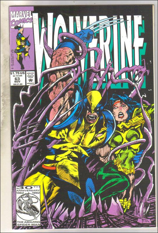 Wolverine #63 comic book near mint 9.4