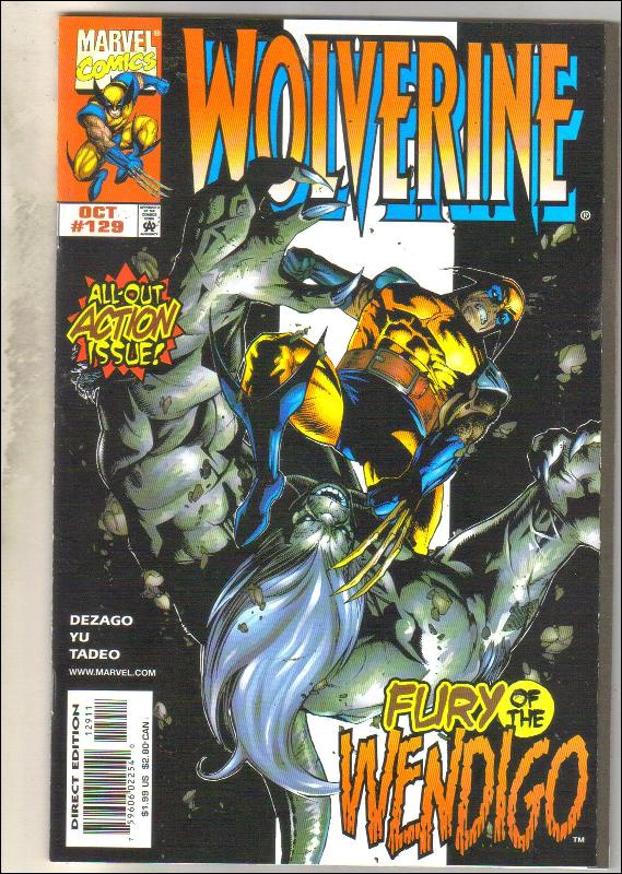 Wolverine #129 comic book near mint 9.4
