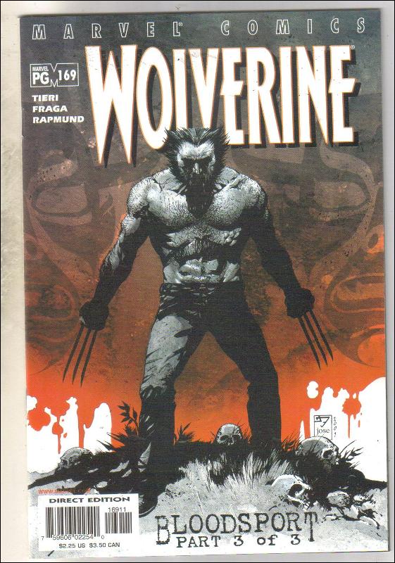 Wolverine #169 comic book near mint 9.4