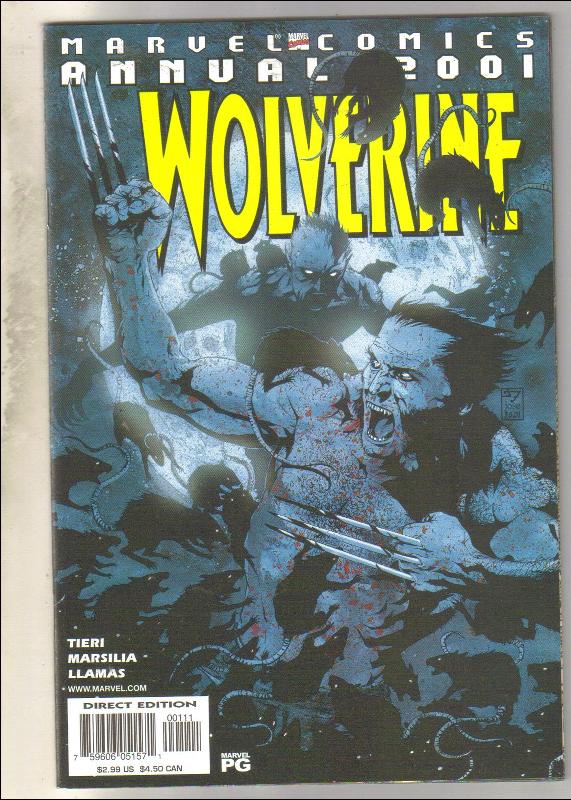 Wolverine 2001 annual comic book mint 9.8