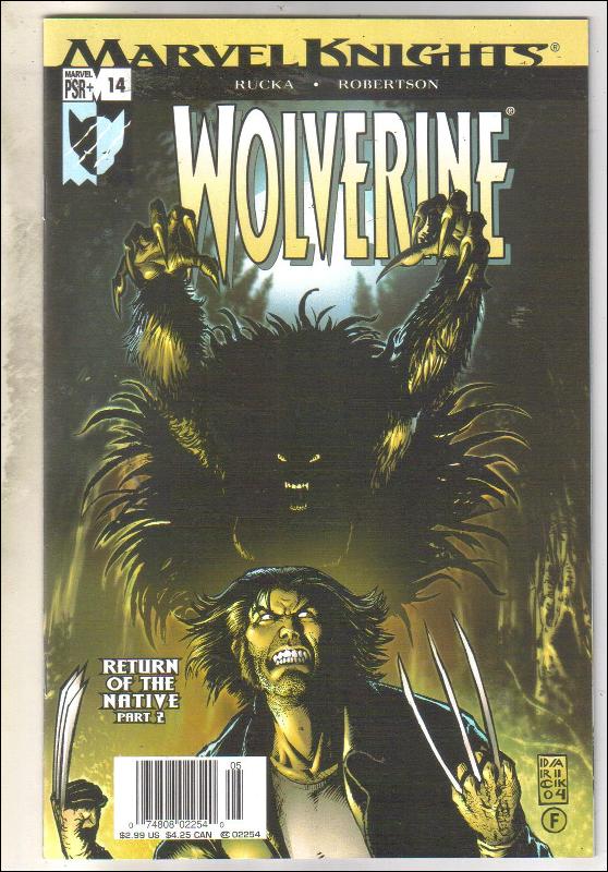 Wolverine volume 2 #14 comic book near mint 9.4