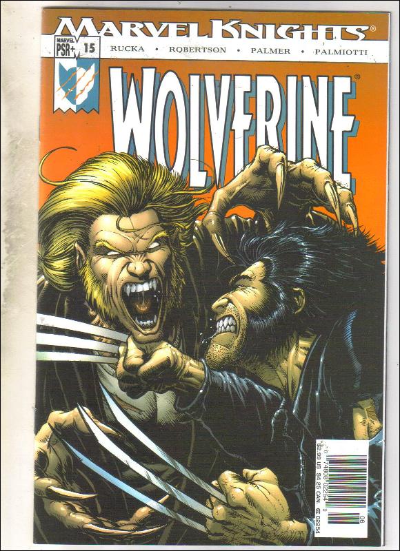 Wolverine volume 2 #15 comic book near mint 9.4