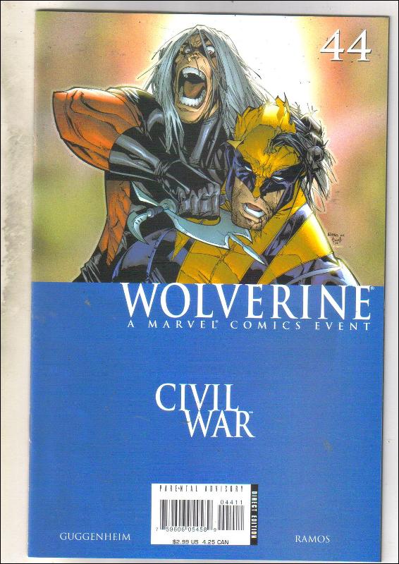 Wolverine volume 2 #44 comic book near mint 9.4