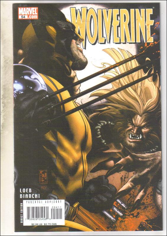 Wolverine volume 2 #54 comic book near mint 9.4