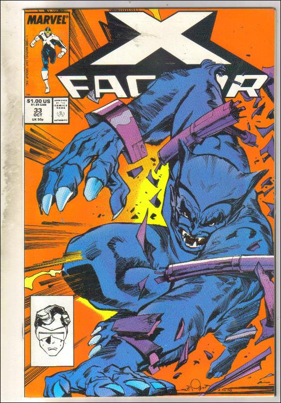 X-Factor #33 comic book near mint 9.4