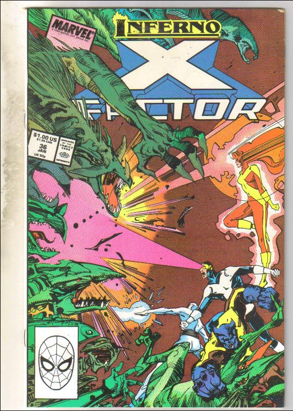 X-Factor #35 comic book near mint 9.4