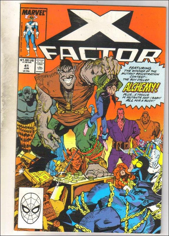 X-Factor #41 comic book near mint 9.4
