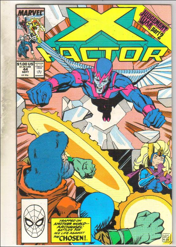 X-Factor #44 comic book near mint 9.4