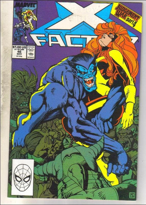 X-Factor #46 comic book near mint 9.4