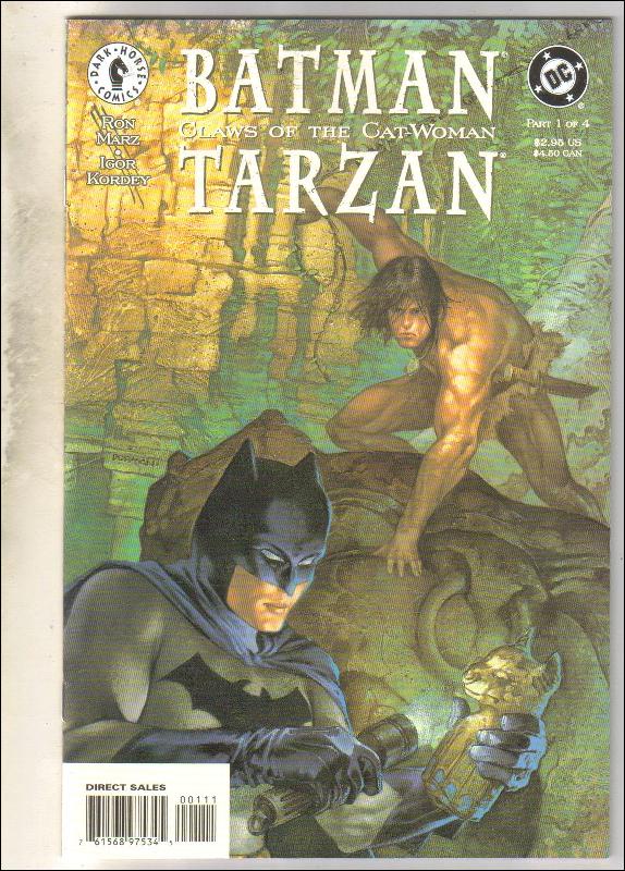 Batman/Tarzan #1 comic book mint 9.8