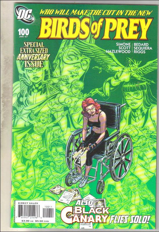 Birds of Prey #100 comic book near mint 9.4