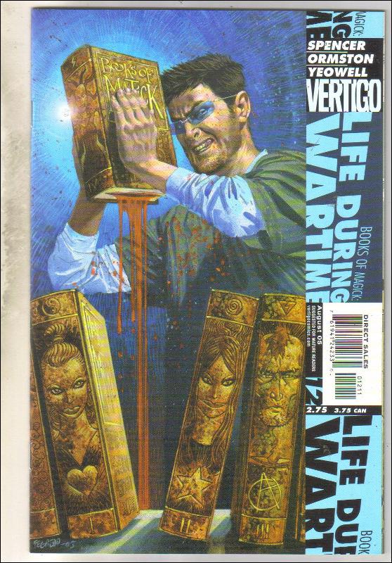 The Books of Magick Life During Wartime #12 comic book near mint 9.4
