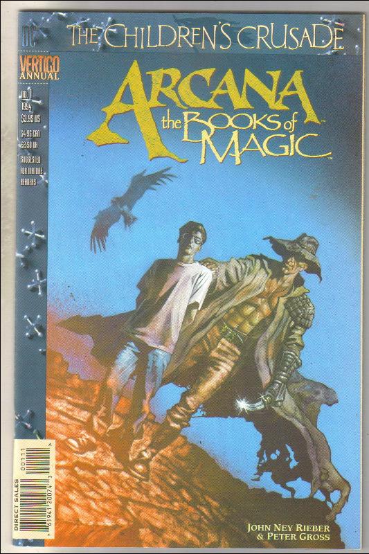 Arcana annual #1 comic book near mint 9.4
