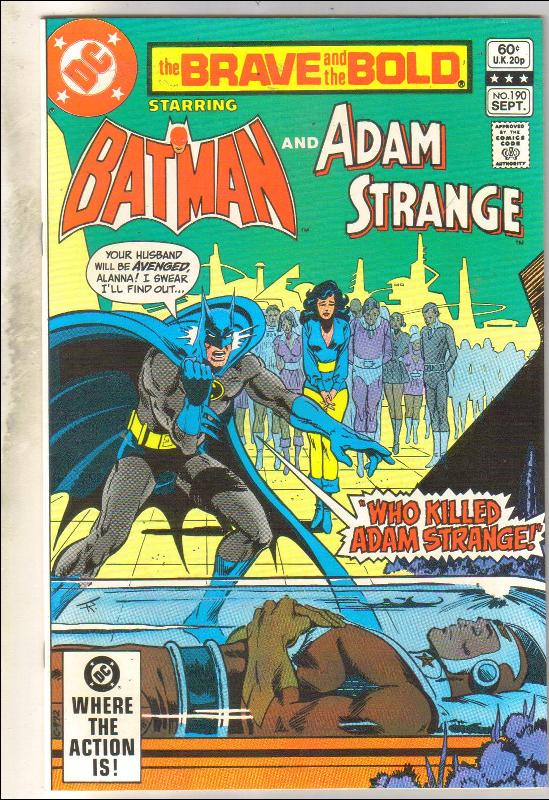 Brave and the Bold #190 comic book near mint 9.4