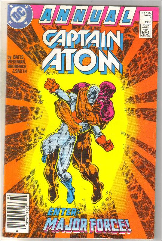 Captain Atom Annual #1 comic book near mint 9.4