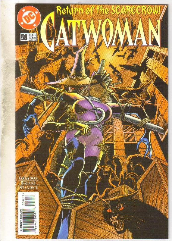 Catwoman #58 comic book near mint 9.4