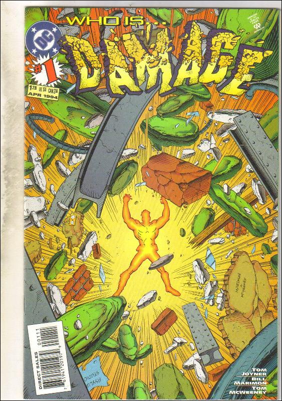 Damage #1 comic book near mint 9.4