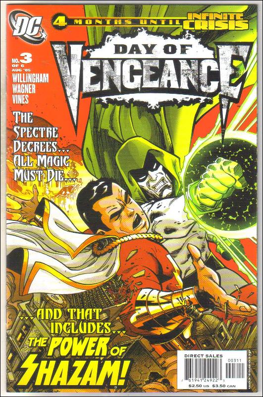 Day of Vengeance #3 comic book mint 9.8