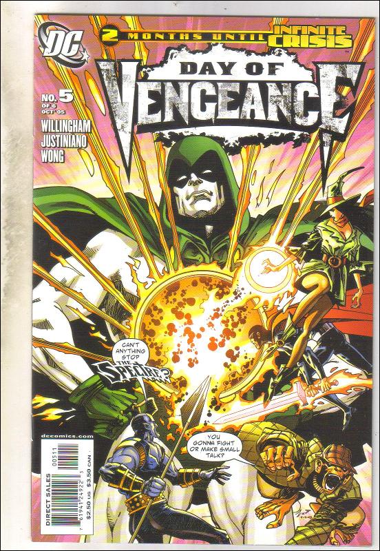 Day of Vengeance #5 with Spectre comic book mint 9.8